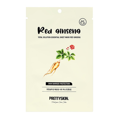 Маска Для Лица Pretty Skin С Экстрактом Красного Женьшеня Anti-age 23 Г Prettyskin
