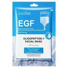 Тканевая маска для лица Sadoer Увлажняющая с олигопептидами 25 г