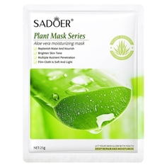 Увлажняющая тканевая маска для лица Sadoer с экстрактом алоэ 25 г