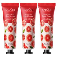 Крем для рук Sadoer Увлажняющий с экстрактом грейпфрута 30г 3шт