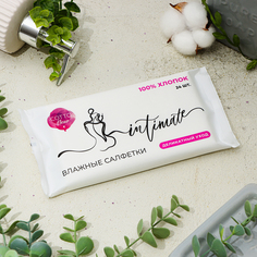 Влажные салфетки Cottofleur для интимной гигиены, с хлопком, 24 шт