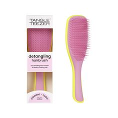 Расческа Tangle Teezer The Ultimate Wet Detangler Hyper Yellow Rosebud