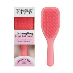 Расческа Tangle Teezer The Large Wet Detangler большая Salmon Pink Лососево-розовый