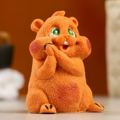 Фигурное мыло "Хомяк Вовочка" коричневый, 75гр (2 шт.) Мыльные штучки