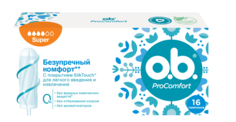 O.B.Тампоны ProComfort Супер,16 шт