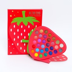 Палетка теней для век "Клубника", 30 цветов No Brand