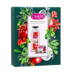 CAMAY Подарочный набор Camay Pomegranate: гель для душа, 250 мл + туалетное мыло, 85 г