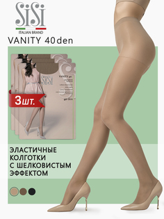 Колготки женские Sisi VANITY 40 бежевые 3 (M)