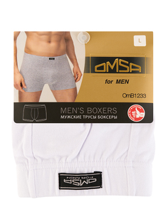 Трусы мужские Omsa for men OmB 1233 белые 2XL