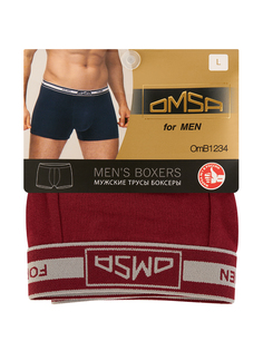 Трусы мужские Omsa for men OmB 1234 бордовые 3XL