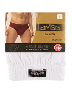 Трусы мужские Omsa for men OmS 1223 белые 4XL