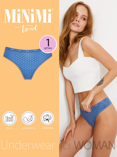Трусы женские Minimi MT Pois 211 string синие 50 RU