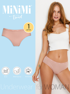 Трусы женские Minimi Basic MT Pois 221 slip розовые 42 RU