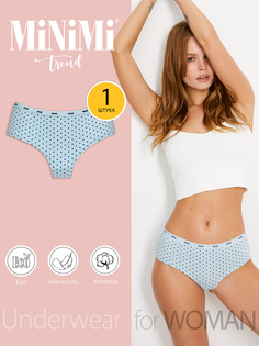 Трусы женские Minimi Basic MT Pois 231 panty голубые 46 RU