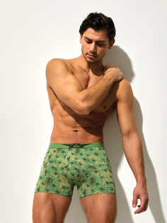 Трусы мужские Omsa for men OmF Coraggio 1234 зеленые 2XL