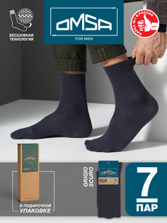 Комплект носков мужских Omsa SNL-541750 серых 39-41