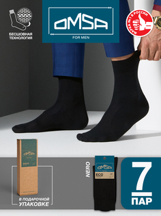 Комплект носков мужских Omsa SNL-541750 черных 39-41