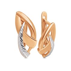 Серьги из красного золота 585Gold 402003354