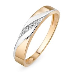 Кольцо из красного золота р. 17 585Gold 101010892, бриллиант