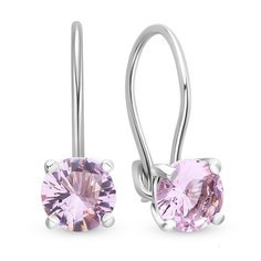 Серьги из серебра 585Gold 902000322, фианит