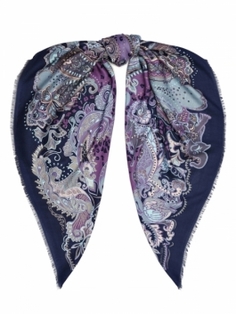 Платок женский ELEGANZZA 01-00041597 лиловый, 120х120 см
