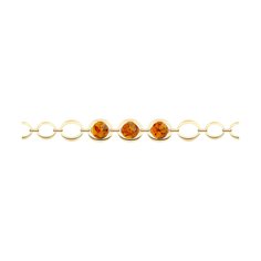 Браслет из серебра р. 19 SOKOLOV 83050007, янтарь прессованный