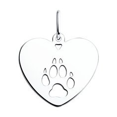 Подвеска из серебра без вставки ЯХОНТ Ювелирный 263057