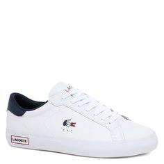 Кеды мужские Lacoste SMA0034 POWERCOURT TRI 1 белые 9.5 UK