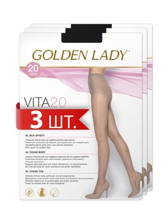 Комплект колготок Golden Lady VITA 20 nero 5(XL)