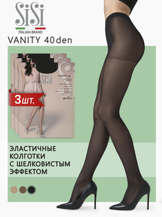 Комплект колготок Sisi VANITY 40 nero 5 (XL)
