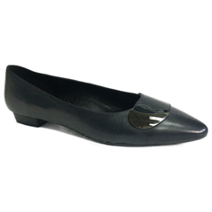 Балетки женские Vaneli Gent Navy черные 37.5 RU
