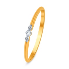 Кольцо из красного золота р. 17,5 585Gold 4300139079, бриллиант