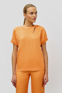 Блуза женская Baon B1923011 оранжевая 2XL