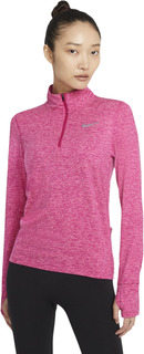 Свитшот женский Nike W Dri-Fit Element Top 1/2 Zip розовый M