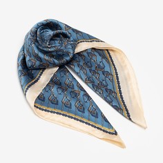 Платок женский MINAKU 7985870 синий, 70х70 см