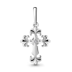 Кулон из серебра с фианитом Aquamarine 22940А
