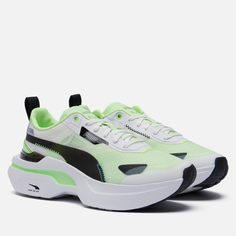 Женские кроссовки Puma Kosmo Rider зелёный, размер 37.5 EU