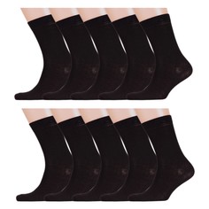 Комплект носков мужских Челны текстиль 10-L22 черных 27