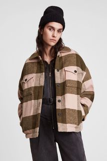 Пальто женское Allsaints WO140V хаки 14