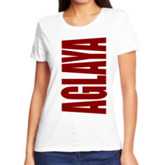 Футболка женская NoBrand аглая белая 8XL