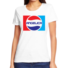 Футболка женская NoBrand ангелина 2 белая XL