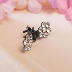 Заколка-краб женская 2311793-12p черная No Brand