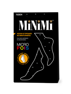 Носки женские Minimi MICRO POIS 70 черные one size