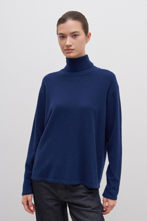 Водолазка женская Finn Flare FAD11168 синяя XL