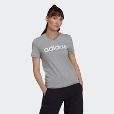 Футболка Adidas для женщин, HL2053, размер M, серо-белая-83F7