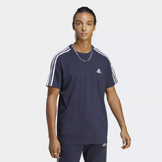 Футболка Adidas для мужчин, IC9335, размер 2XL, чёрно-белая-AA35