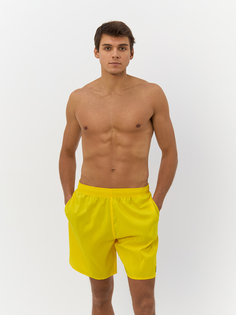 Повседневные шорты Adidas для мужчин, плавательные, IR6218, размер L, жёлто-чёрные-003A