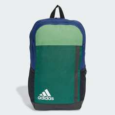 Рюкзак Adidas унисекс, IP9773, размер NS, сине-зелёно-чёрный-043A