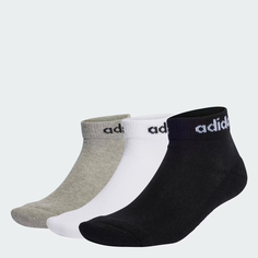 Набор носков Adidas для мужчин, из 3х пар, IC1304, размер S, серо-бело-черные-83F7