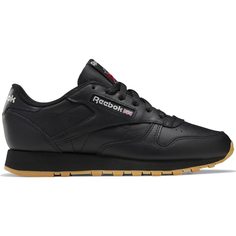 Кроссовки унисекс Reebok CLASSIC LEATHER черные 37.5 EU